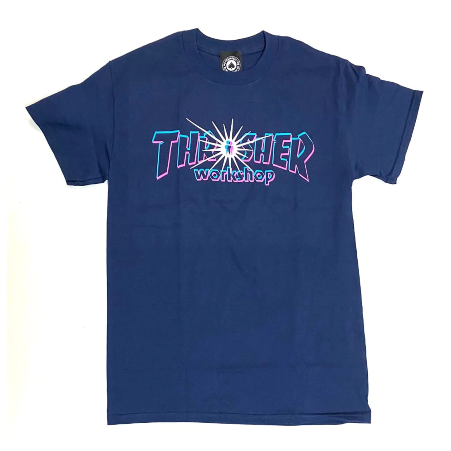 Thrasher X AWS Nova S/S Tee Shirt Nvy Blu(size options listed)