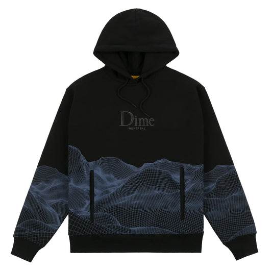 Landscape Pullover Hoodie Blk(size options listed)