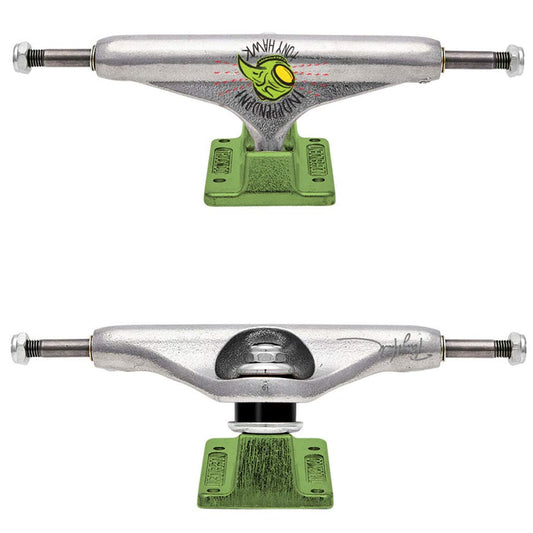 Stage 11 Forged Hollow Transmission Tony Hawk Pro Trucks Sil/Grn (size options listed)