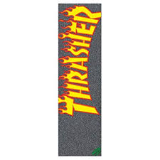 Thrasher Flame Logo Griptape 9 X 33