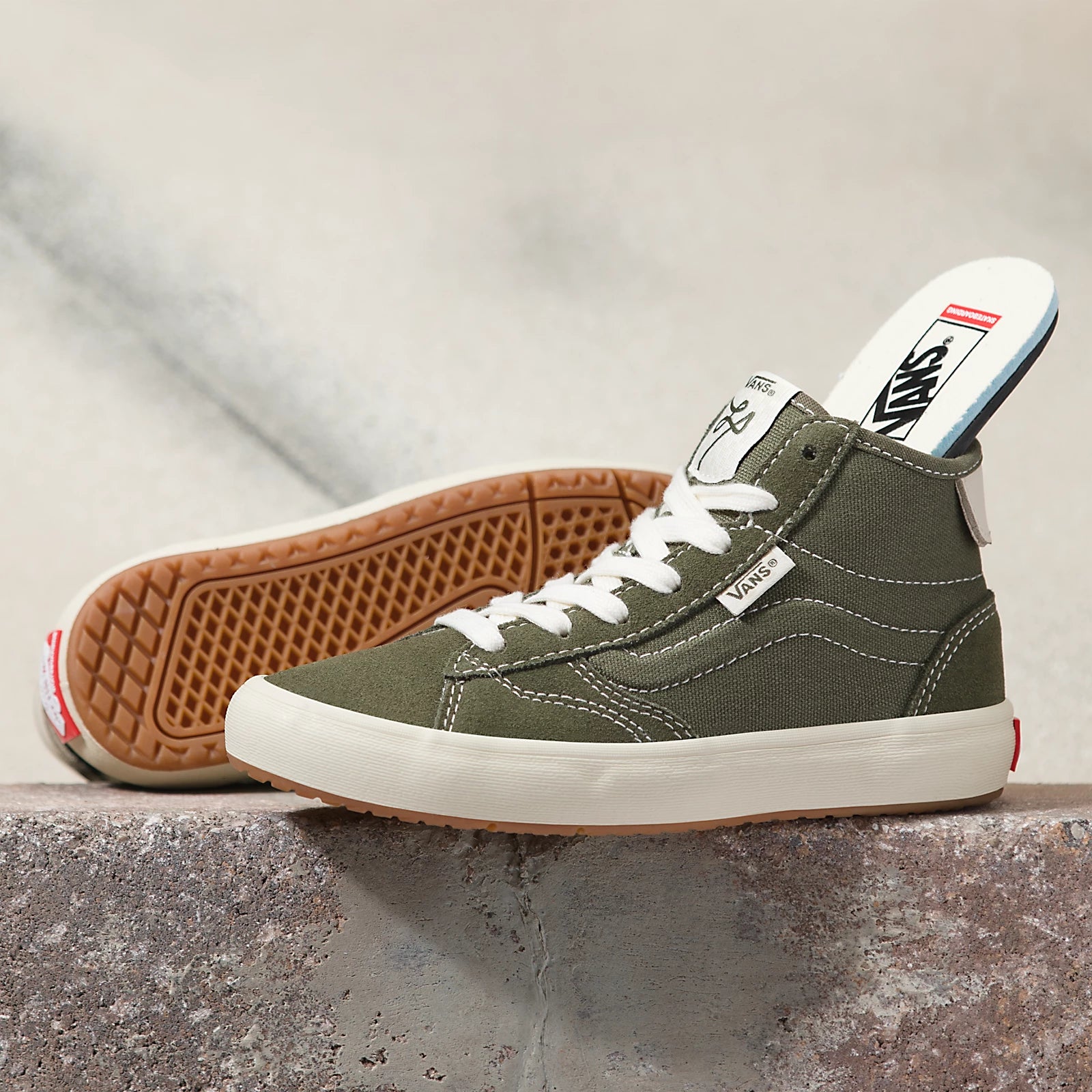 Vans low tops outlet kids olive