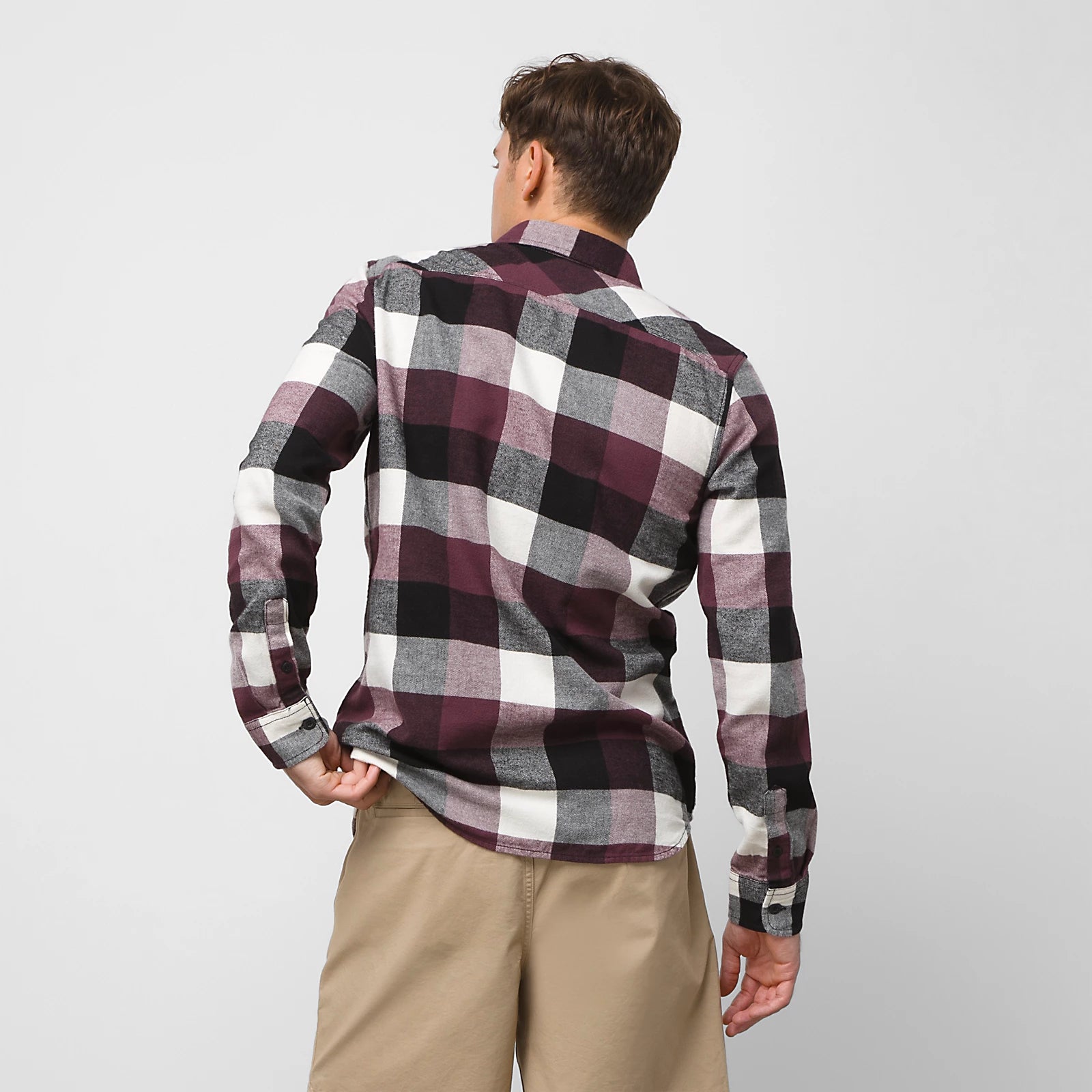Box Flannel Catawba Buttondown L/S Shirt Grape/Antique Wht(size options  listed)