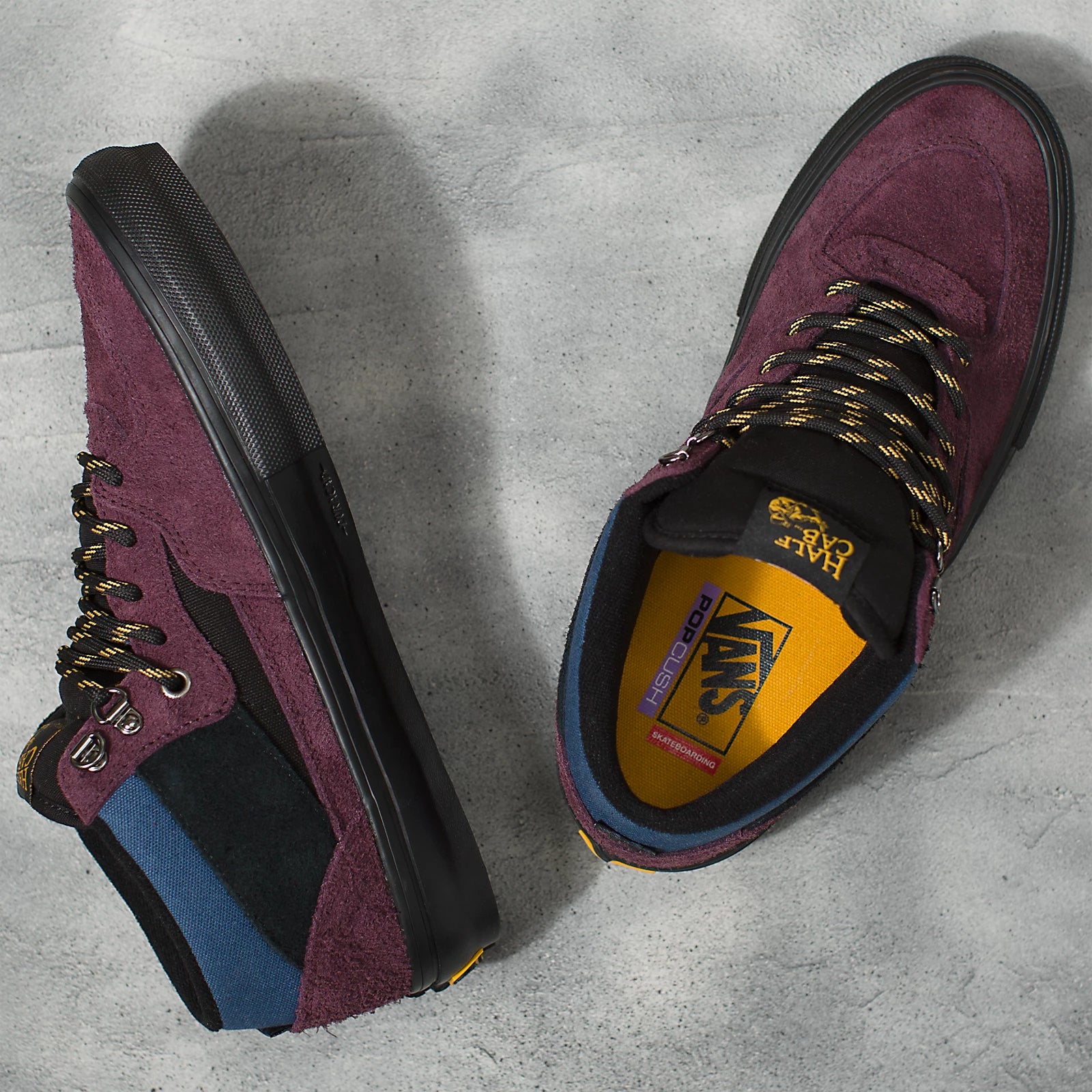 Outdoor Skate Half Cab Shoe Purp/Blk(size options listed Outdoor Skate Half Cab Shoe Purp/Blk(size options listed
