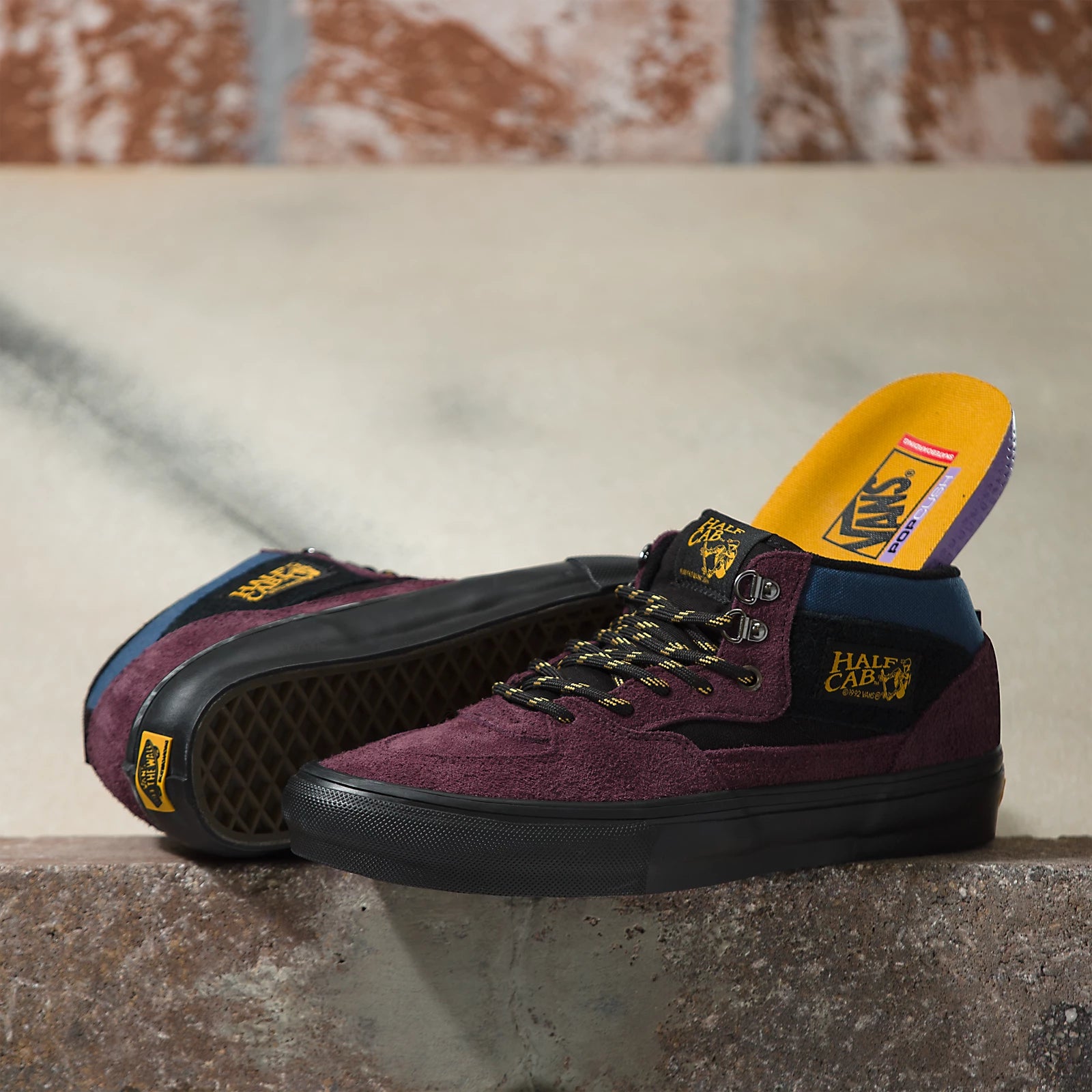 Outdoor Skate Half Cab Shoe Purp/Blk(size options listed