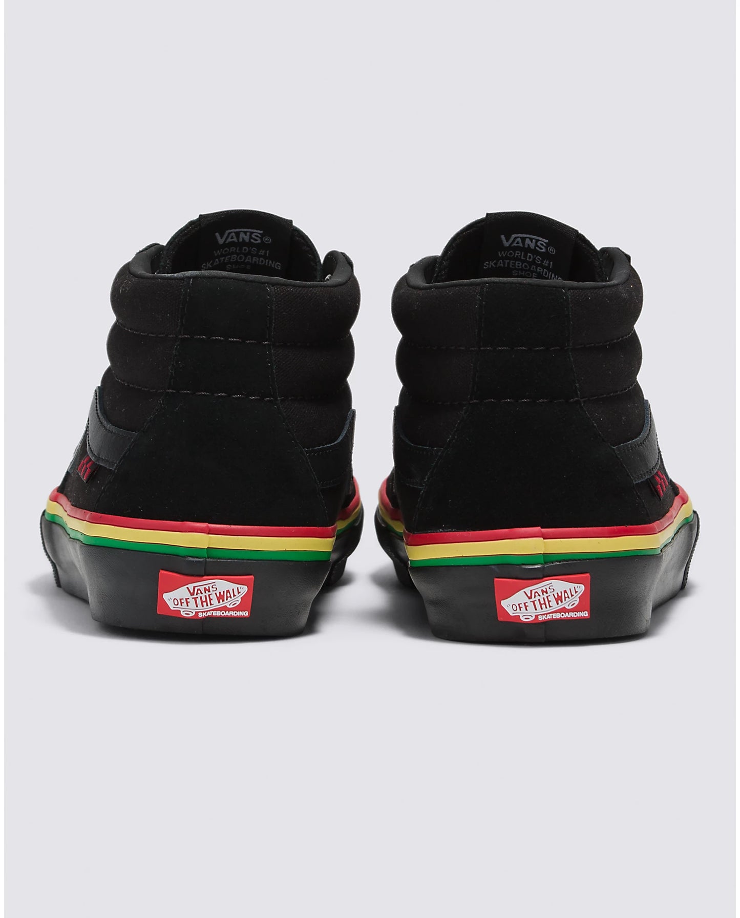 Rasta Skate Grosso Mid Shoe Blk(size options listed)