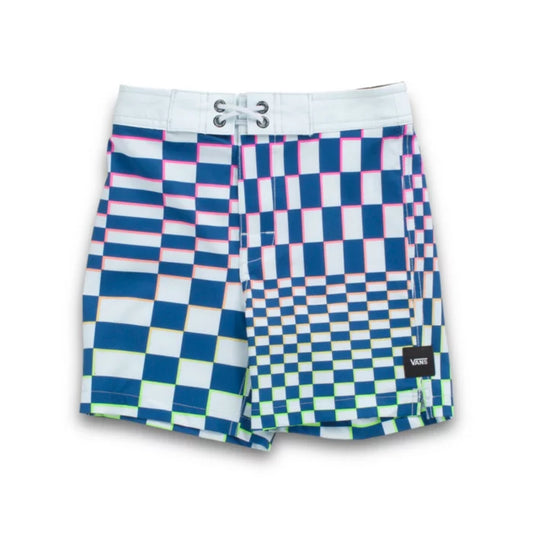 Kids Skewed Boardshorts Checkered(size options listed)