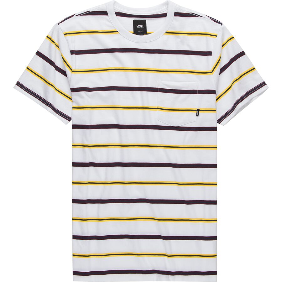 Condit Stripe S/S Tee Shirt Wht (size options listed)