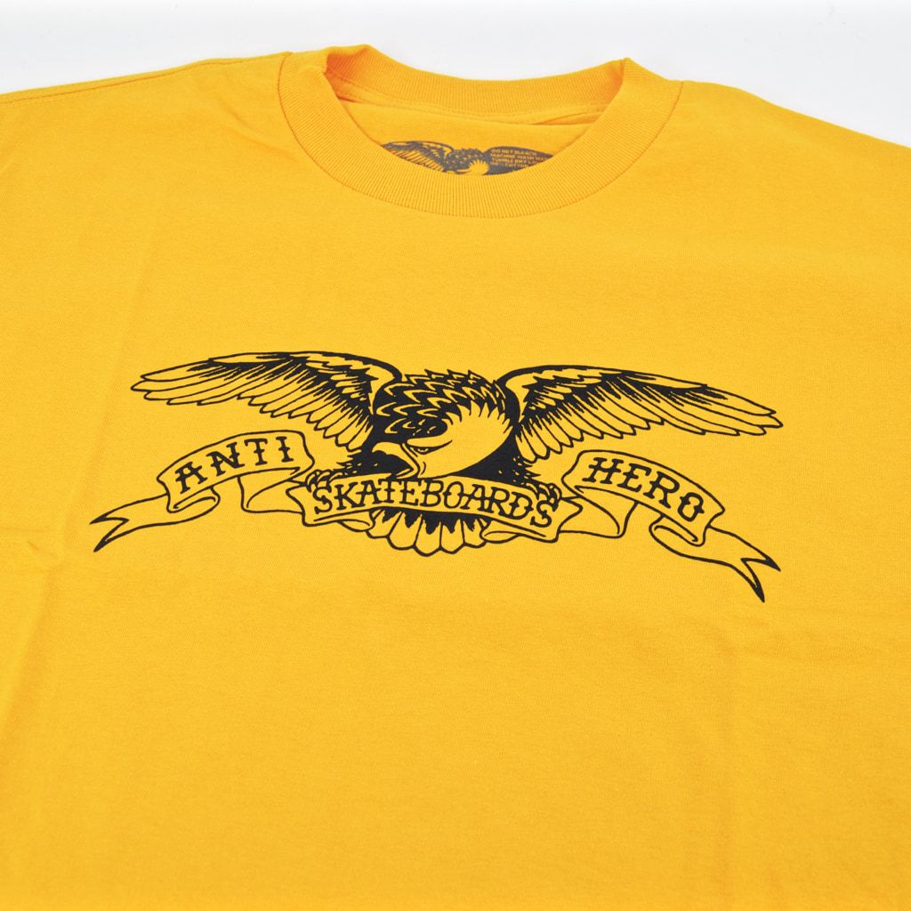 Classic Eagle S/S Tee Shirt Gld/Blk (size options listed)
