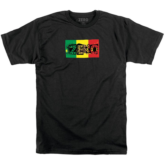 Rasta Punk S/S Tee Shirt Blk (size options listed)
