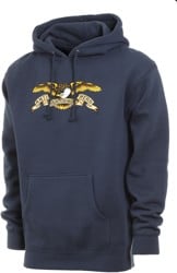 Classic Eagle Pullover Hoodie Slt Blu (size options listed)