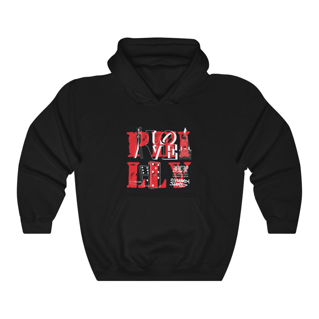Philly Hoodie Blk (size options listed)