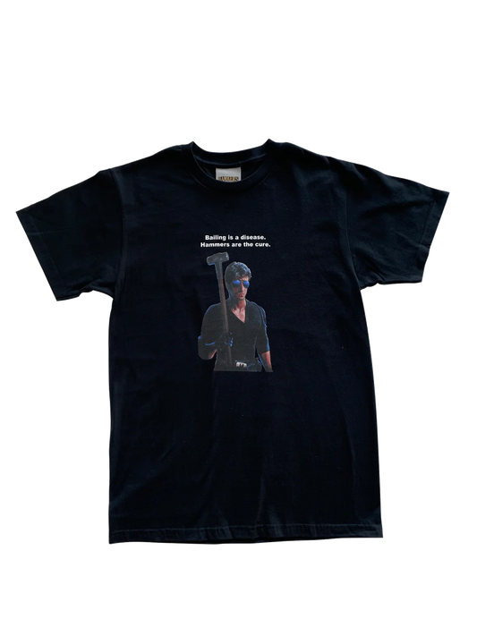 Bailing Is A Disease S/S Tee Shirt Blk(size options listed)