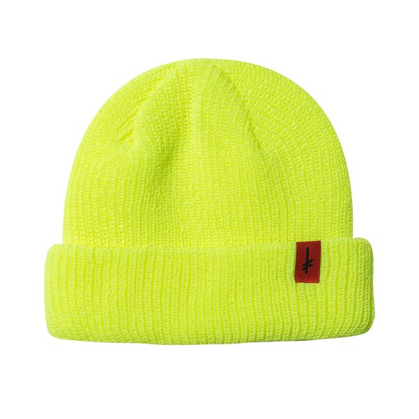 Gang Logo Beanie Neon Grn OS