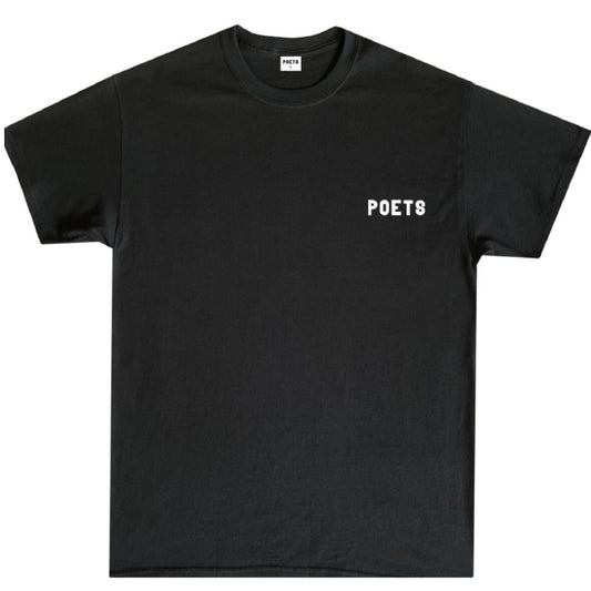 Cuckoo S/S Tee Shirt Blk (size options listed)