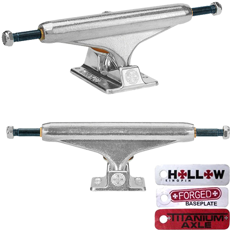 Stage 11 Forged Titanium Standard Silver Trucks – Dogwood Skate Shop