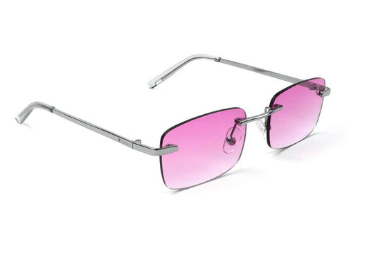 K Walks Pro Sunglasses Sil/Pnk Lens OS