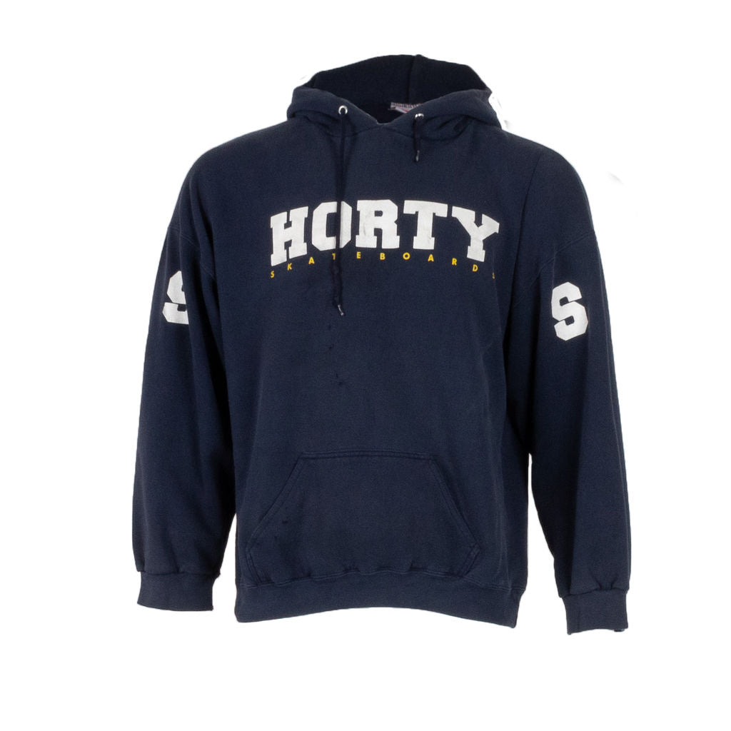 S-Hortys Pullover Hoodie Blk (size options listed)