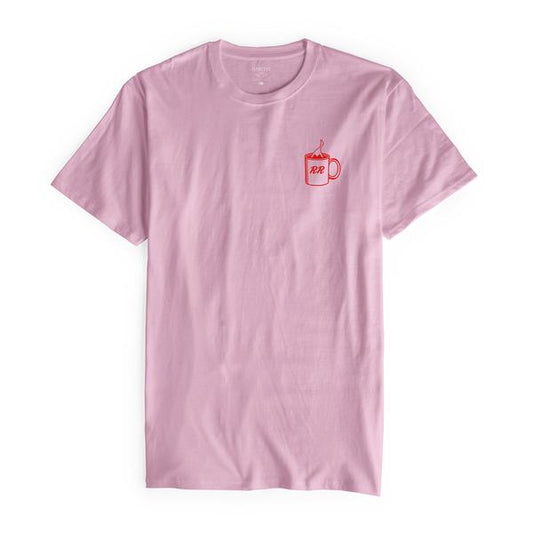 Shelly Front/Back Print S/S Shirt Pink Sm